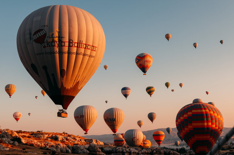 Hot Air Balloon view