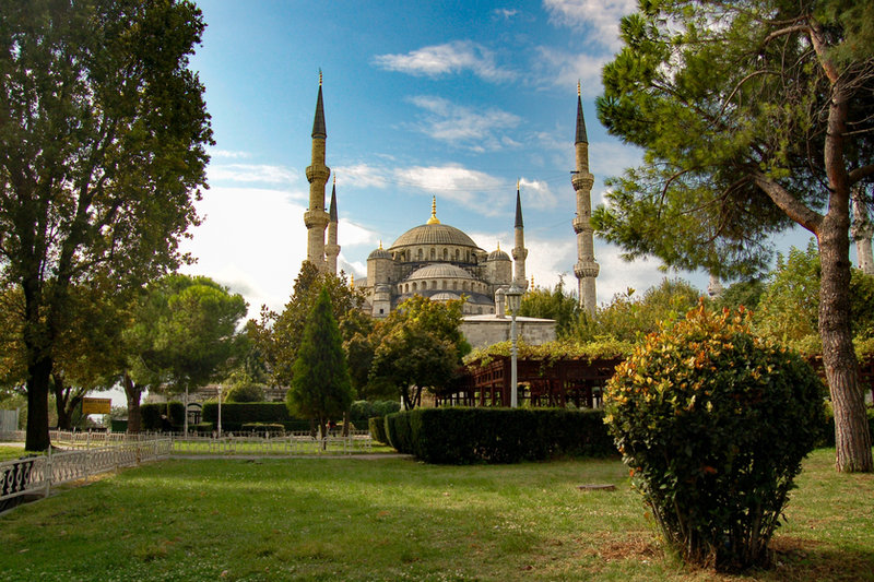Blue Mosque summer time